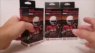 New 50 Football Card Jumbo 5 Box Opening! 4 Crazy Hits! Great RC ! Junk Bonus! Fairfield Friday Ep46