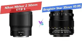 Nikon NIKKOR Z 50mm vs Brightin Star 35mm Lens! 📸🔍