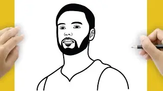Learn How to Draw Stephen Curry, the NBA Basketball Player | Step-by-Step Guide