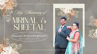 HOLY MATRIMONY of Mrinal with Sheetal l 29 October 2025 l live #