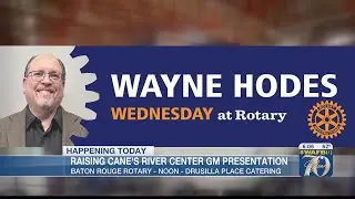 River Center GM to discuss Baton Rouge Zydeco at Rotary Club