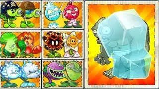 99 Frozen Zombies Vs All Plants Power Up 3X - Who Will Win? Plants vs Zombies 2