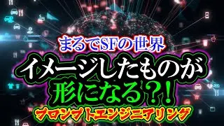 【徹底解説】イメージしたものが形になる？！「ついに来た！まるでSFの世界！」巨大言語モデルでプロンプトエンジニアリング