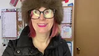 12/2/25 - first video for Cool Aunt Krista. Plan your day. Fur hat. 