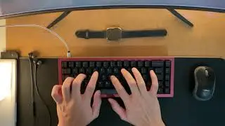 Savage65 (Burgundy) | Lilac Switches | FR4 Plate | Typing ASMR