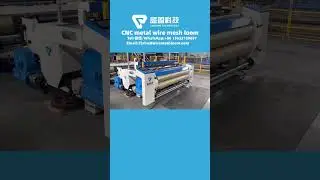 Stainless steel wire mesh weaving machine, automatic metal wire loom