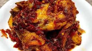 Resepi Ayam Goreng Berlada Paling Sedap 🌶️ Pedas & Rangup!