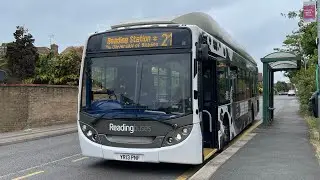 * Rare On 21 * Reading Buses  Scania K270UB ADL Enviro300SG 420 (YR13PNF) On Route 21 To Reading