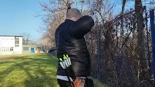 BUDGET BOW - ARROWS GROUPING AT 30, 40, 50 YARDS