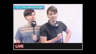 Album chart reading by Danisnotonfire & AmazingPhil 14/7/2013