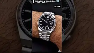 Citizen Automatic Minimalist Black Dial Luxurious Men's Watch #elegantwatches #luxurywatchesformen