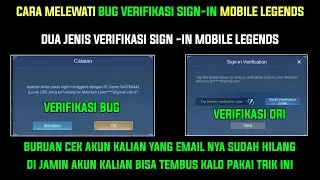CARA MELEWATI BUG VERIFIKASI SIGN - IN MOBILE LEGENDS TERBARU | CARA BOBOL V2L MOONTON 2025