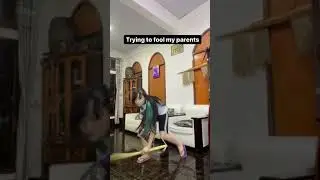 Trying to foolparents, #shorts #adelinepach #loveher #videos, credit: adelinepach #followher #funny