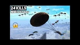 PUBG MOBILE -Most Epic Military Landing MDisCrazy Kills 24 | Panda-Pubg Mobile