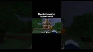 Haunted house in Minecraft