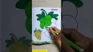 #Grapes🍇#Grapes colouring #drawing #howtodraw #fruits #easydrawing