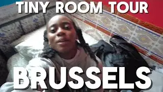 Our TINY hotel room tour in Brussels + axe throwing!