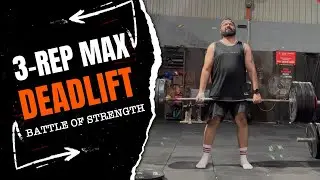 🔥Maxed Out | 3-Rep Max Deadlift | Adapt Fitness Club | Dwarka Expressway | Trial Sessiom available