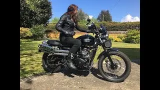 Triumph Scrambler TORs exhausts BEFORE & AFTER comparison