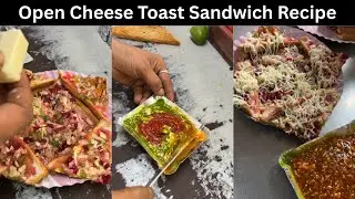 Open Cheese Toast Sandwich with Amazing Chutney Recipe