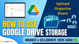 How To Use Google Drive Storage (2026 Guide) ✅ Upload, Organize & Share 📂 Step-by-Step