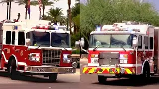 (Move Ups) Surprise Fire-Medical Dept. Engine 308 & Daisy Mtn. Fire Dept. Engine 142 Responding 