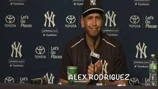 ALEX RODRIGUEZ se pone HUMILDE Y HASTA HABLA CON PRENSA HISPANA DESPUES DE SUSPENSION POR ESTEROIDES