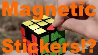 A Speedcube Designed to Peel the Stickers Off