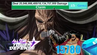 Claiming 15 Billion Damage in Gems | Infinite Mode Wave 61 Duo Highlights | All Star Tower Defense