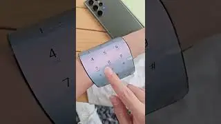 Samsung flexible screen OLED screen technology display #Samsung #shorts