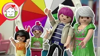 Playmobil en español La rueda de la fortuna decide el disfraz - La Familia Hauser