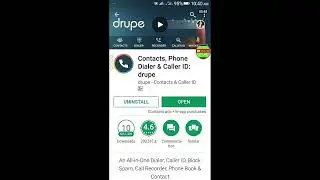drope contacts phone dialer caller id application