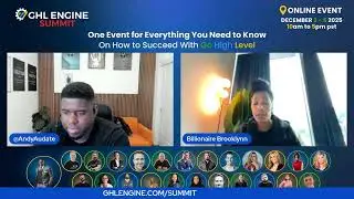 GHL Engine Summit Speaker Interview: Andy Audate x Billionaire Brooklynn