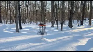 Snowshoe practice (attempt) after the storm