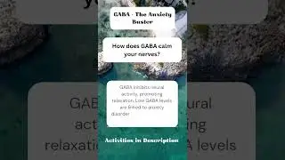GABA - The Anxiety Buster #shorts #subscribe