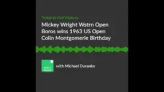 Walter Hagen win 1922 British Open and  Mickey Wright wins 1963 Women's Western Open