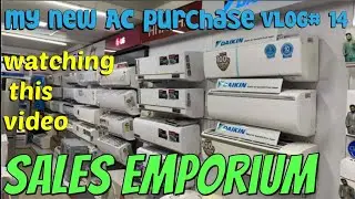 my new AC purchase||sales emporium||best AC and installation||best 5 ****AC inverter#airconditioner