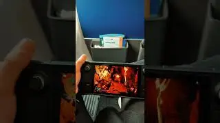 Steam deck and Avowed while traveling is a must 🎮 on airplane #gaming #tech #steamdeck