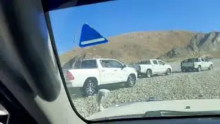 Visited Site of Naulong Dam,Jhal Magsi, Balochistan. River crossing Mula River.