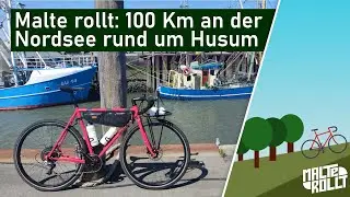 Malte rollt: 100 Km an der Nordsee rund um Husum - Fahrradtour auf dem Nordseeradweg