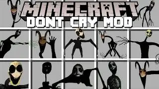 Minecraft DON'T CRY MOD / SCARY DO NOT GO OUTSIDE ADDON! (Minecraft Mods)
