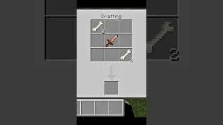 Minecraft me Craft a bone Sharp sword #minecraft #mcpe #shorts