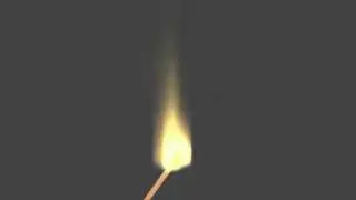 Maya dynamics: Fire match animation