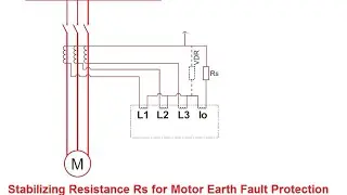 Motor Earth Fault Relay||Stabilizing Resistance Rs for Motor Earth Fault Protection
