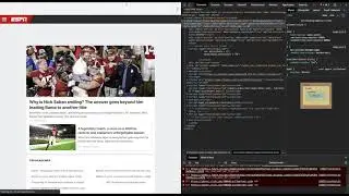 HTML Google Chrome Inspect Tool
