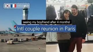 French-Korean couple: reunion in Paris after being apart for 4 months!
