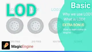 What is LOD? |it's magic game engine |#SGD_GAMER|@SPORIMEstudio
