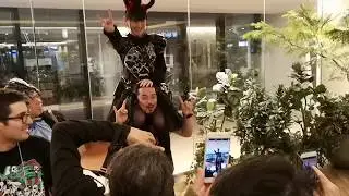Babymetal fans after the after party  Saitama Super Arena 28 Oct 2018