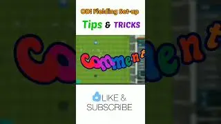 ODI FIELDING SETUP IN RC 24 #shorts #realcricket24