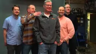Behind the scenes - crew photo day